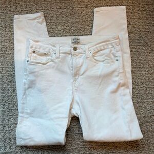 J. Crew Women’s White Skinny Jeans